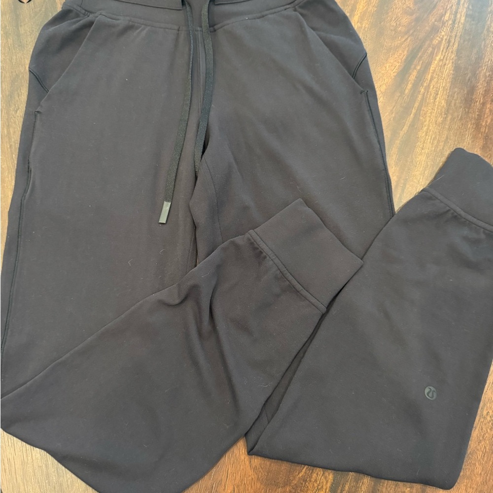 Lululemon Black Joggers with Elastic Waistband